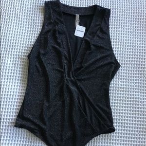 Free People Intimately Free shimmering bodysuit